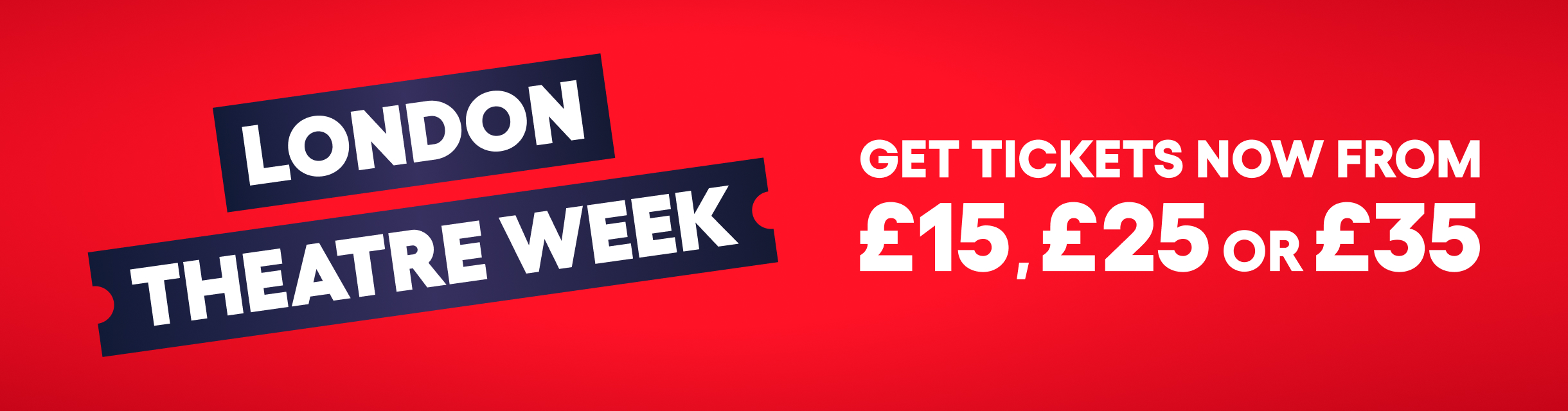 London Theatre Week Banner image